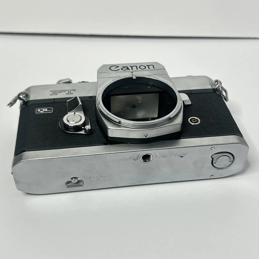 Vintage Canon FT QL Silver 35mm Film SLR Camera Body Only